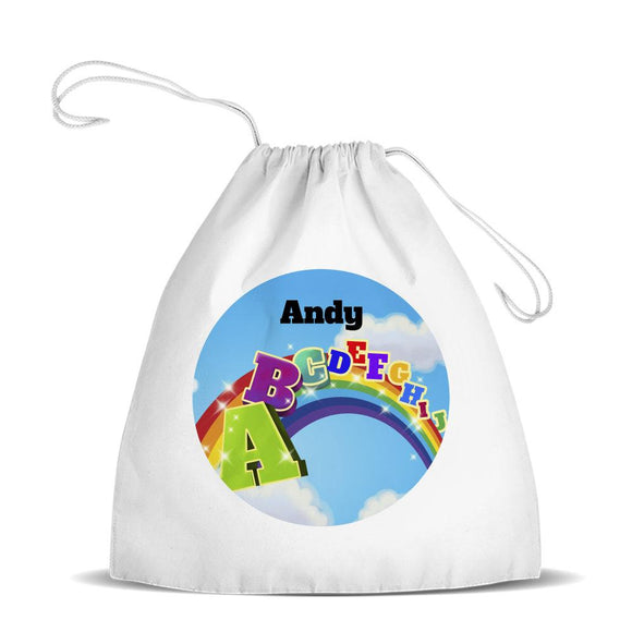 A to Z  Premium Drawstring Bag