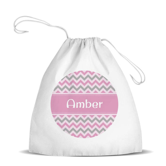 Chevron Premium Drawstring Bag