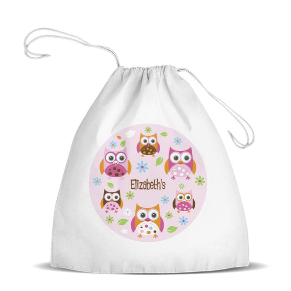 Owl Premium Drawstring Bag