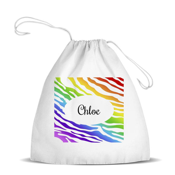 Rainbow Design Premium Drawstring Bag
