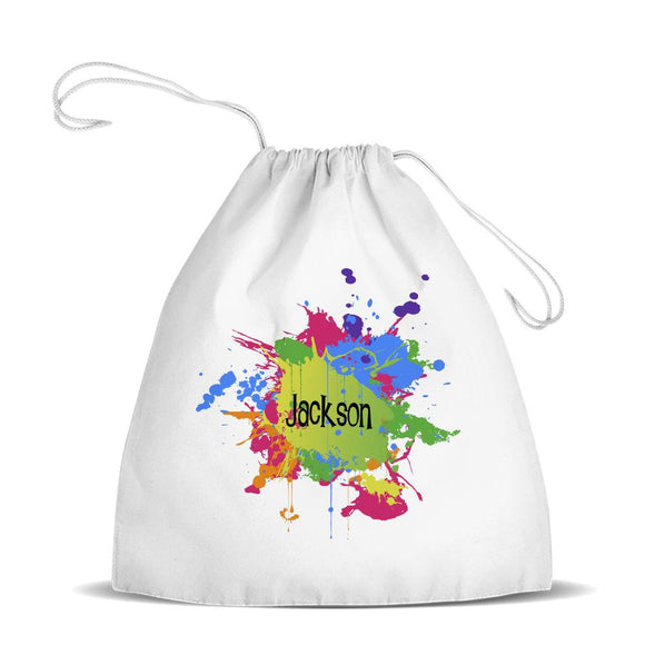 Splatter Premium Drawstring Bag