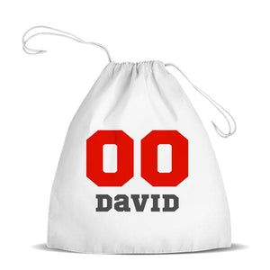 Sports Number Premium Drawstring Bag