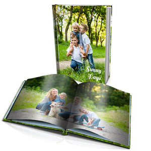 10 x 8" Portrait Personalised Hard Cover Photo Book