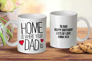 Home Is Where Mug for Dads