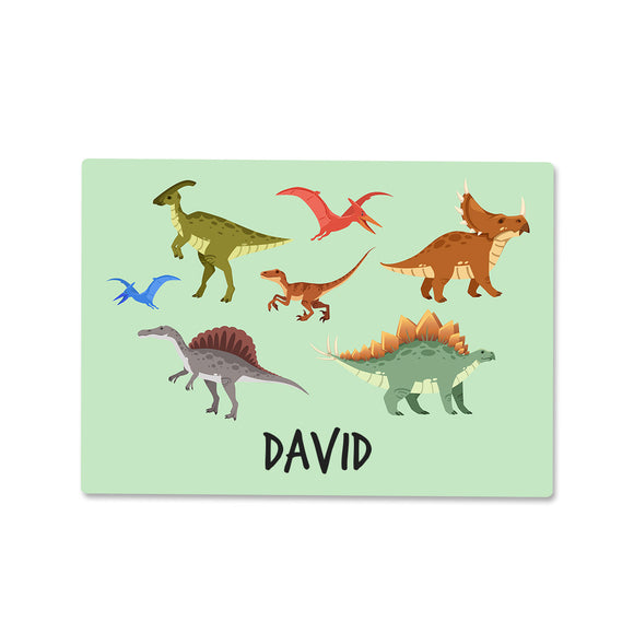 Dinosaur Wipe Clean Placemat - Small