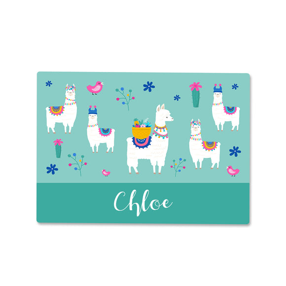 Llama Wipe Clean Placemat - Small