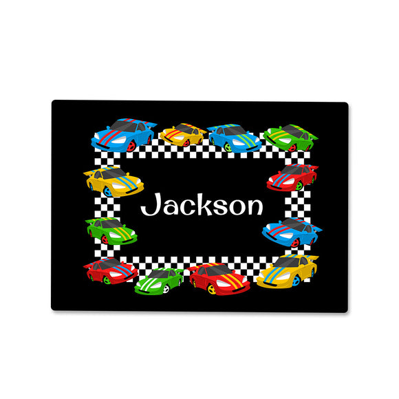 Race Cars Wipe Clean Placemat - Small