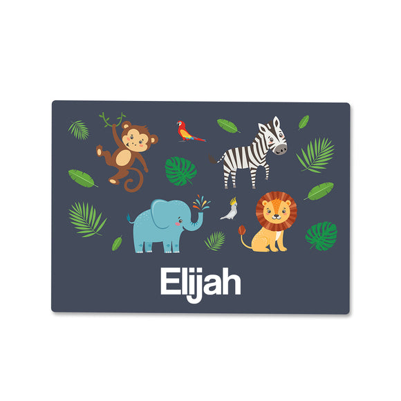Zoo Wipe Clean Placemat - Small